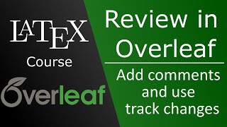 Review a document in Overleaf [upl. by Akirre]