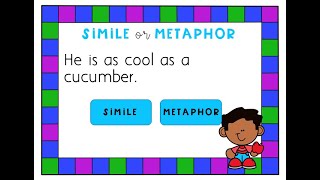 Simile and Metaphor for Kids [upl. by Melquist]