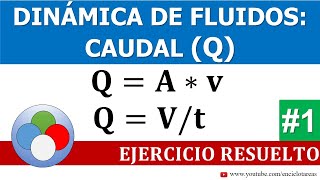 EJERCICIO RESUELTO DE CAUDAL  PARTE 1 [upl. by Potter]