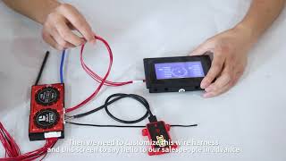 Daly Smart BMS Touch screen Connection Tutorial [upl. by Trebmer]