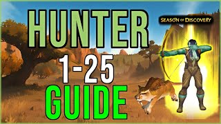 WHAT PET Beginner Hunter 125 Leveling Guide SoD WoW [upl. by Modesty]