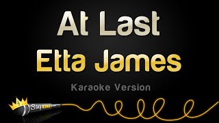 Etta James  At Last Karaoke Version [upl. by Noside]