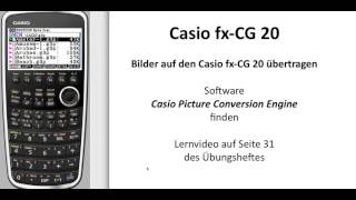 Casio FXCG20 Picture Conversion into g3p and how to transfer to Casio FXCG 20 [upl. by Derfnam978]