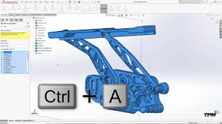 SolidWorks Assembly Mirror [upl. by Eirdua579]