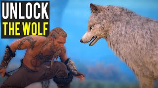 Assassins Creed Valhalla  SECRET Wolf Companion UNLOCK Guide [upl. by Adnuahsal297]