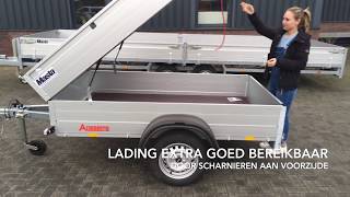 Anssems GT 750kg HT 211x126x48cm Bagagewagen  Masta Aanhangwagens  Mastanl [upl. by Eihctir]