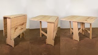 Mesa Extensible De Madera  Paso a Paso Tutorial de Carpintería [upl. by Aihsela]