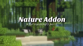 🌥️ nature addons for minecraft pe and be🌱 bushy leavesfalling leaves and many more 🍃🌷l Cute Bee 🐝 [upl. by Suanne960]