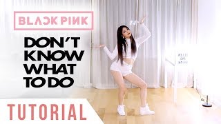 BLACKPINK  ‘Don’t Know What To Do’ Dance Tutorial Explanation  Mirrored  Ellen and Brian [upl. by Schindler288]