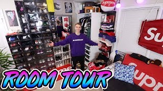 MY DOPE ROOM TOUR 2 UPDATED HYPEBEAST HEAVEN [upl. by Ytsirc]