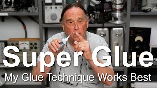 How To Crazy Glue Superglue Wood Rubber Leather Drywall Fix anything with CA CyanoAcrylate [upl. by Bruns154]