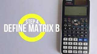 Casio Classwiz FX991EX Matrix Multiplication How to Multiply Two Matrices [upl. by Hoppe]