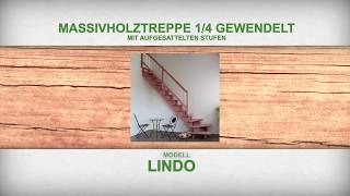 Massivholztreppe 14 gewendelt quotLindosquot  Montageanleitung  StarWood Treppenshop [upl. by Annayad566]