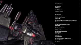 Transformers Fall of Cybertron Credits 1080 HD [upl. by Sansen114]