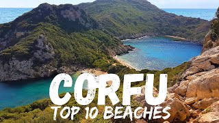 Top 10 Best Beaches in Corfu Greece [upl. by Imeaj]