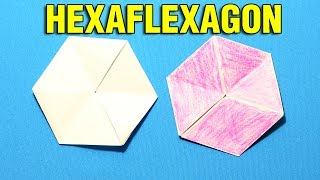 How to make a Flexagon Origami How make Hexaflexagon Флексагон гексафлексагон оригами ORGANZA [upl. by Josie]