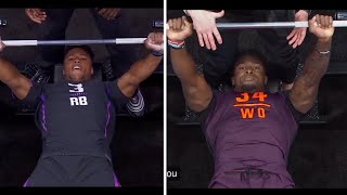 NFL Combine Bench Press Compilation [upl. by Ordnajela]