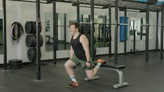 Dumbbell Bulgarian Split Squat Full Tutorial  Single Leg Exercise for QUADS [upl. by Tahp]