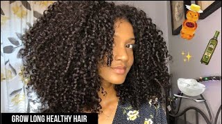 DIY NATURAL HAIR MASK  For Moisture Growth amp Definition [upl. by Ziwot]