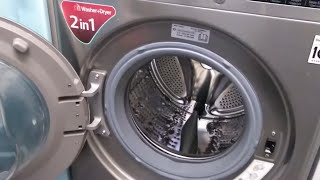 LG Washer  How to Clean It Full Tutorial Tray Rubber Seal and Tub Clean Cycle [upl. by Lani]