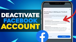 How to Deactivate Facebook Account 2024 [upl. by Devine]