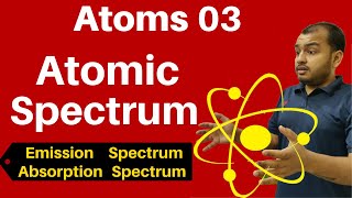 Atoms 03  Atomic Spectrum II Emission Absorption Spectra II Lyman  Balmer Series JEENEET [upl. by Hobbie]