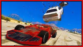 GTA 5 Roleplay  FLIP CAR DESTROYS COPS  RedlineRP [upl. by Willock]