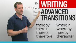 WRITING – Advanced English Transitions thereby thereof hereby therein wherein whereby [upl. by Madelyn]