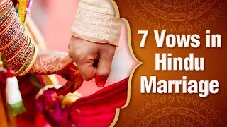 हिन्दू विवाह के सात वचन  7 vows of hindu marriage  The Ritual of Saath Pheras  Hindu Marriage [upl. by Iht]