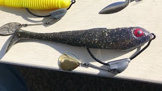 Underspin Swimbait fishing for Fall Bass [upl. by Casteel996]