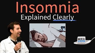 Insomnia Explained Clearly  Causes Pathophysiology amp Treatment [upl. by Egin]