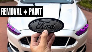 How To CUSTOM Paint Ford Emblems [upl. by Descombes]