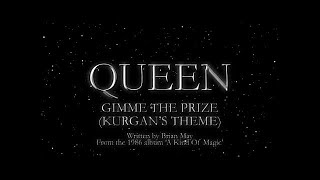 Queen  Gimme The Prize Kurgans Theme Official Lyric Video [upl. by Hump]