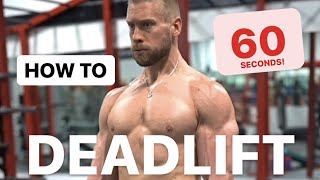 How to Deadlift 5 Simple Steps [upl. by Licko407]