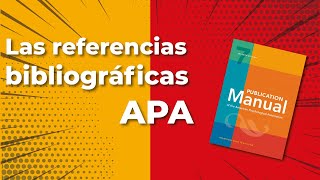 Las referencias bibliográficas APA [upl. by Nawor]