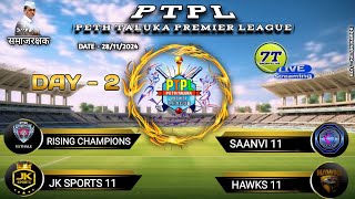 Peth Taluka Premier Leauge  PTPL  2024  DAY 01 [upl. by Chiarra331]