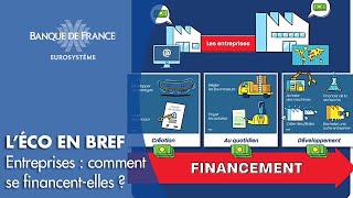 Comment les entreprises se financentelles   Banque de France [upl. by Rayford]