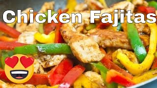 Chicken Fajitas Recipe  The Frugal Chef [upl. by Rebliw]