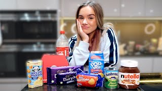 15 YEAR OLD GIRL TAKES ON 10000 CALORIE CHALLENGE [upl. by Nidnal]