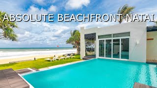 ABSOLUTE BEACHFRONT NATAI Aleenta  IQI Phuket [upl. by Apur]