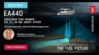 Webinar  The EA440 hydrographic single beam echo sounder [upl. by Auohc]