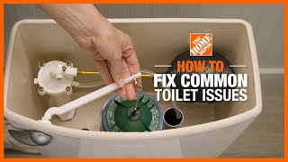 3 Common Toilet Issues  Toilet Repair  The Home Depot [upl. by Yllom]