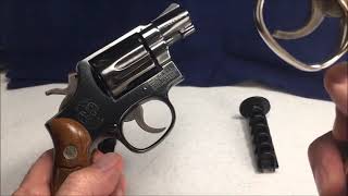 SampW Model 107 Nickel amp Blue Snub Nosed Revolvers [upl. by Eimas]