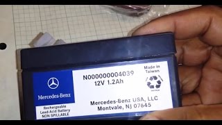 Mercedes Auxiliary Battery Change [upl. by Harland764]