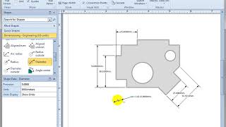 84 Using Visio Dimension Lines [upl. by Zabrine]