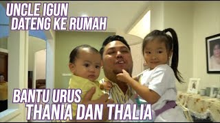 Lucunya Thania dan Thalia Digendong Uncle Igun Mau Main Bareng Nih  DIARY THE ONSU 18520 P1 [upl. by Abigail296]