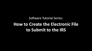 Corporate Suite  How to Electronically File with the IRS [upl. by Akiram221]