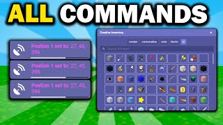 ALL CREATIVE MODE COMMANDS Roblox Bedwars [upl. by Aw570]