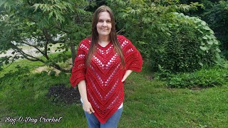 Crochet Poncho  DIY Poncho  Crochet Tutorials [upl. by Alyworth]