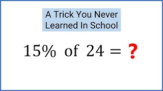 How to calculate percentages in your head [upl. by Stovall]